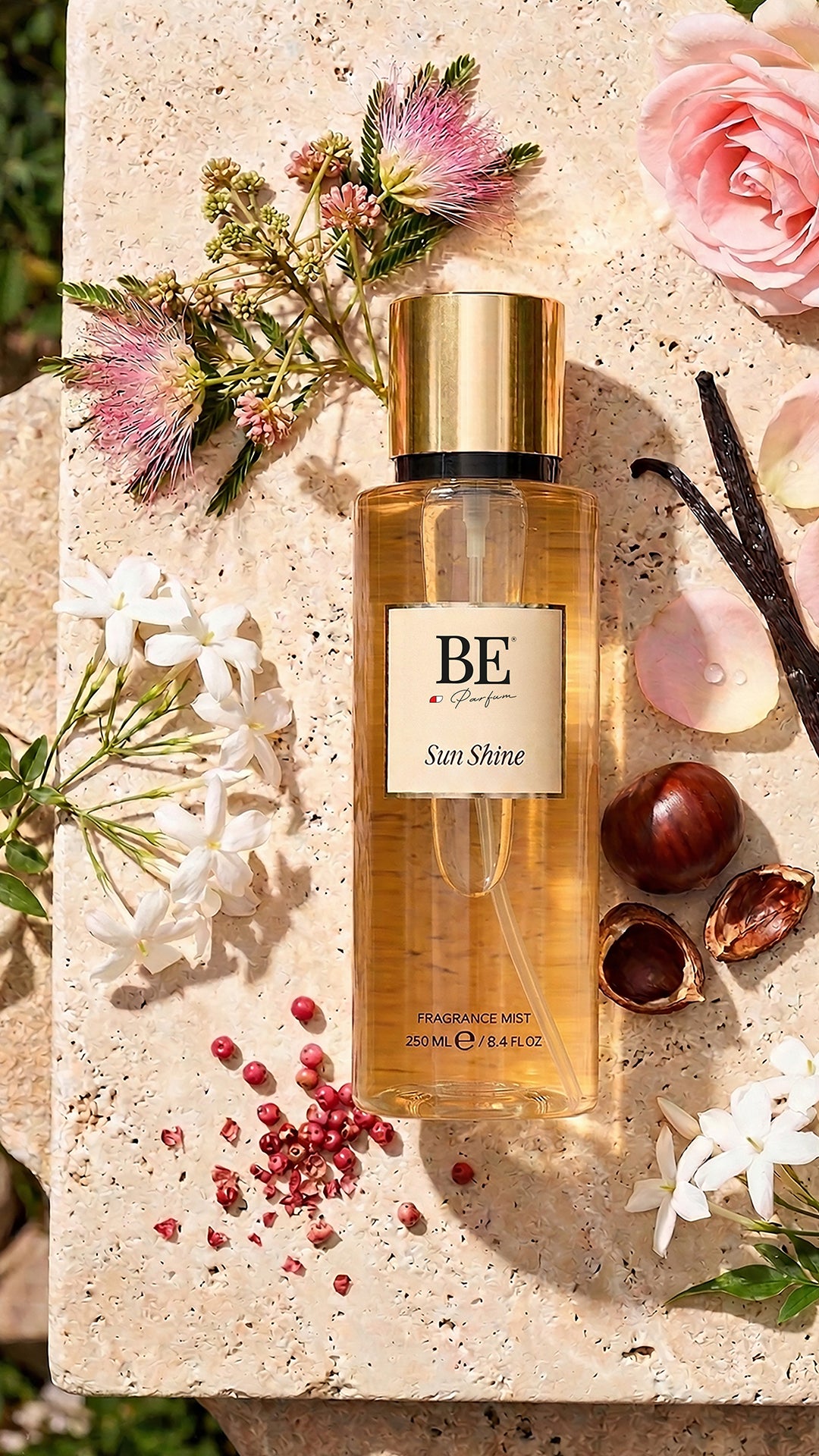 Sun Shine Perfume Body Mist 250 ml – Süß, Cremig & Holzig