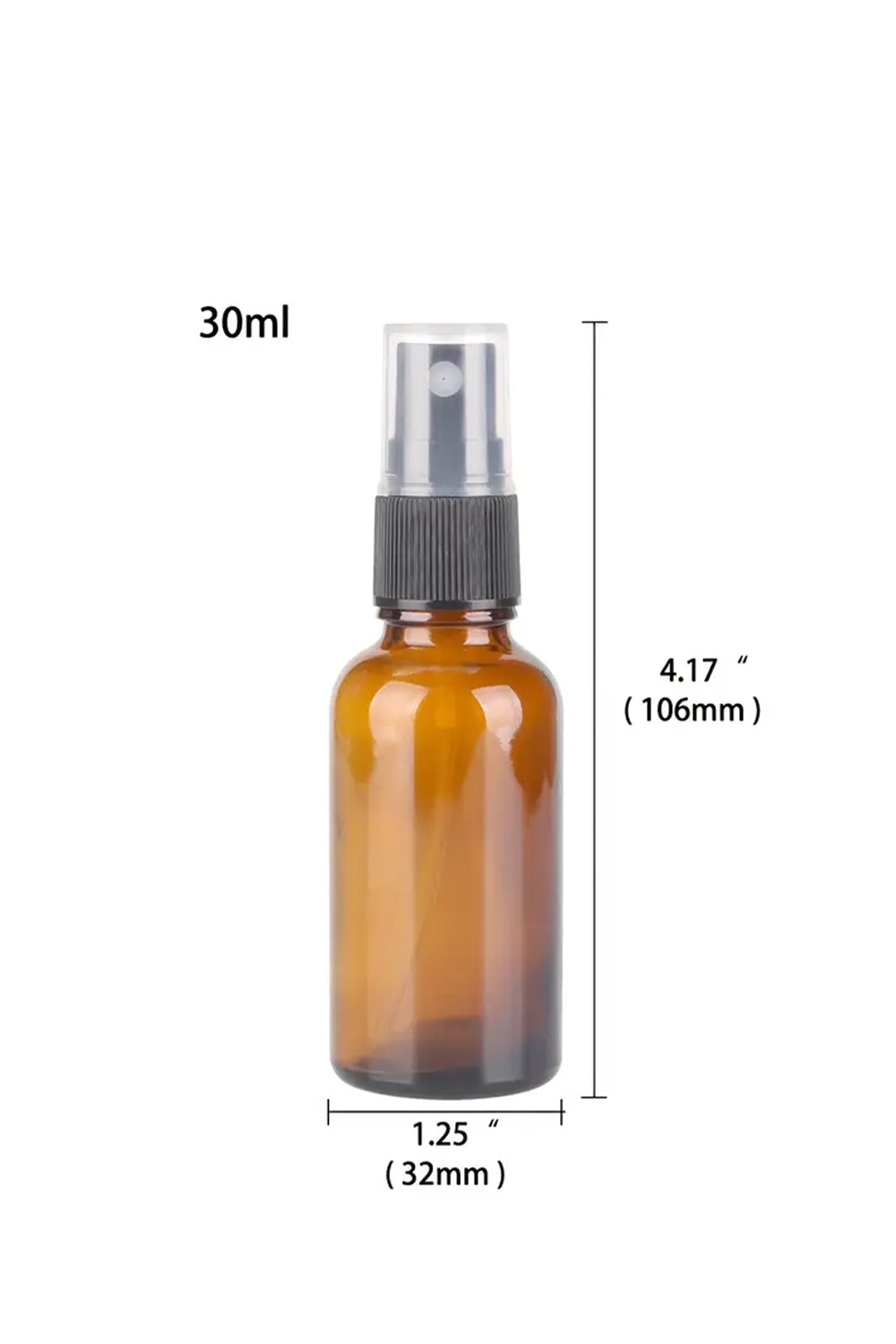 30ml Kunststoff-Sprühflasche | Nachfüllbarer Zerstäuber für Parfüm & Flüssigkeiten